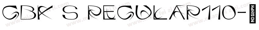 GBK S Regular110字体转换